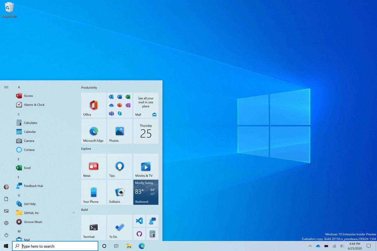 Windows 10 Insider: 19042.508 Derlemesi Ekim güncellemesini (20H2) hazırlıyor