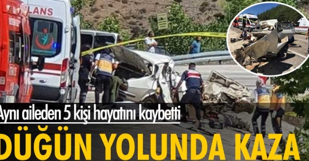 Adana'da Trafik Kazası 5 Can Aldı