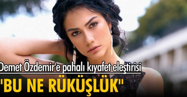 Demet Özdemir'in Elbisesine Sert Yorum