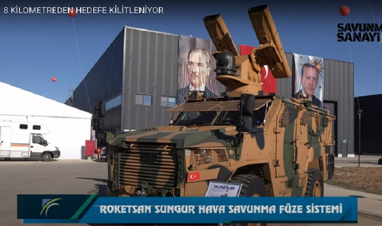 Düşman Uçaklarının Korkulu Rüyası Sungur Hava Savunma Füze Sistemi Roketsan tarafından üretildi!