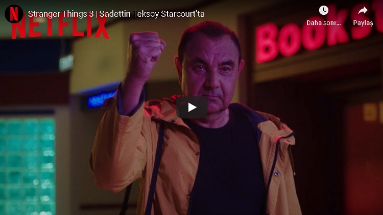 Stranger Things 3, Sadettin Teksoy Starcourt’ta, Netflix