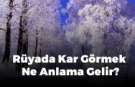 Rüyada Kar Görmek