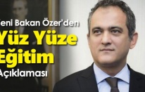 Milli Eğitim Bakanlığından Yüz Yüze Eğitim Açıklaması