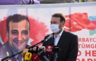 Azerbaycanlı şehit Tümgeneral Polat Heşimov'un adı Bursa'da parkta yaşatılacak