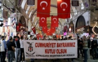 Kapalıçarşı'da Büyük Coşku 29 Ekim Cumhuriyet Bayramı