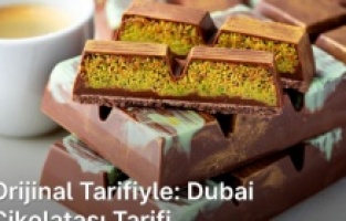 Orjinal Dubai Çikolatası Tarifi - Gerçek Dubai Çikolatası Nasıl Yapılır? - Evde Dubai Çikolatası Yapımı..