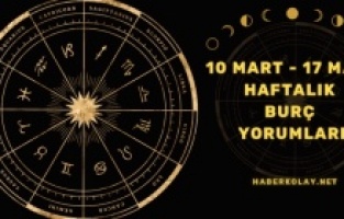 10 Mart - 17 Mart Haftalık  Burç  Yorumları.. Burcunuza Göre Bu Hafta Şanslı mısınız? 10-17 Mart Haftalık Burç Analizi!