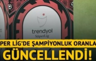 Süper Lig’de Şampiyonluk Yarışı Alevlendi! Oranlar Güncellendi, Büyük Değişim Yaşandı
