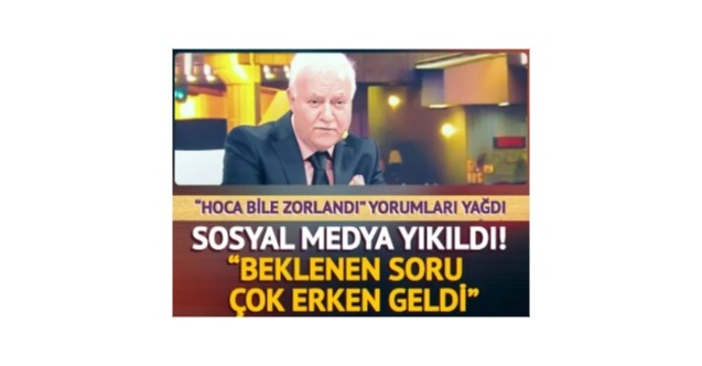 Nihat Hatipoğlu’na Şaşırtan Soru! “Kaçak Siteden Maç İzlemek Günah mı?” Sorusu Sosyal Medyada Olay Oldu!
