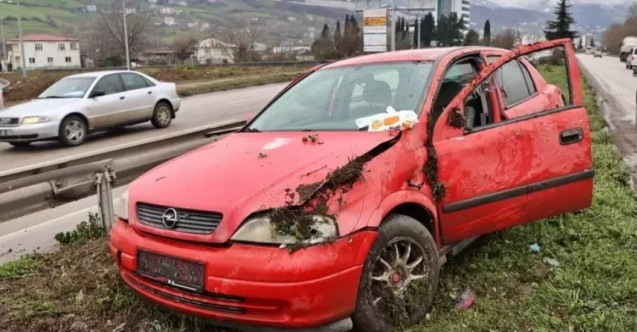Samsun’da Zincirleme Kaza! Yağmur Yolu Kayganlaştırdı, 11 Araç Birbirine Girdi