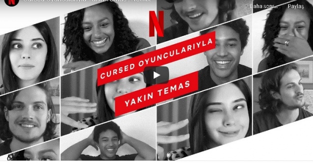 Cursed Oyuncularıyla Kamera arkası Netflix